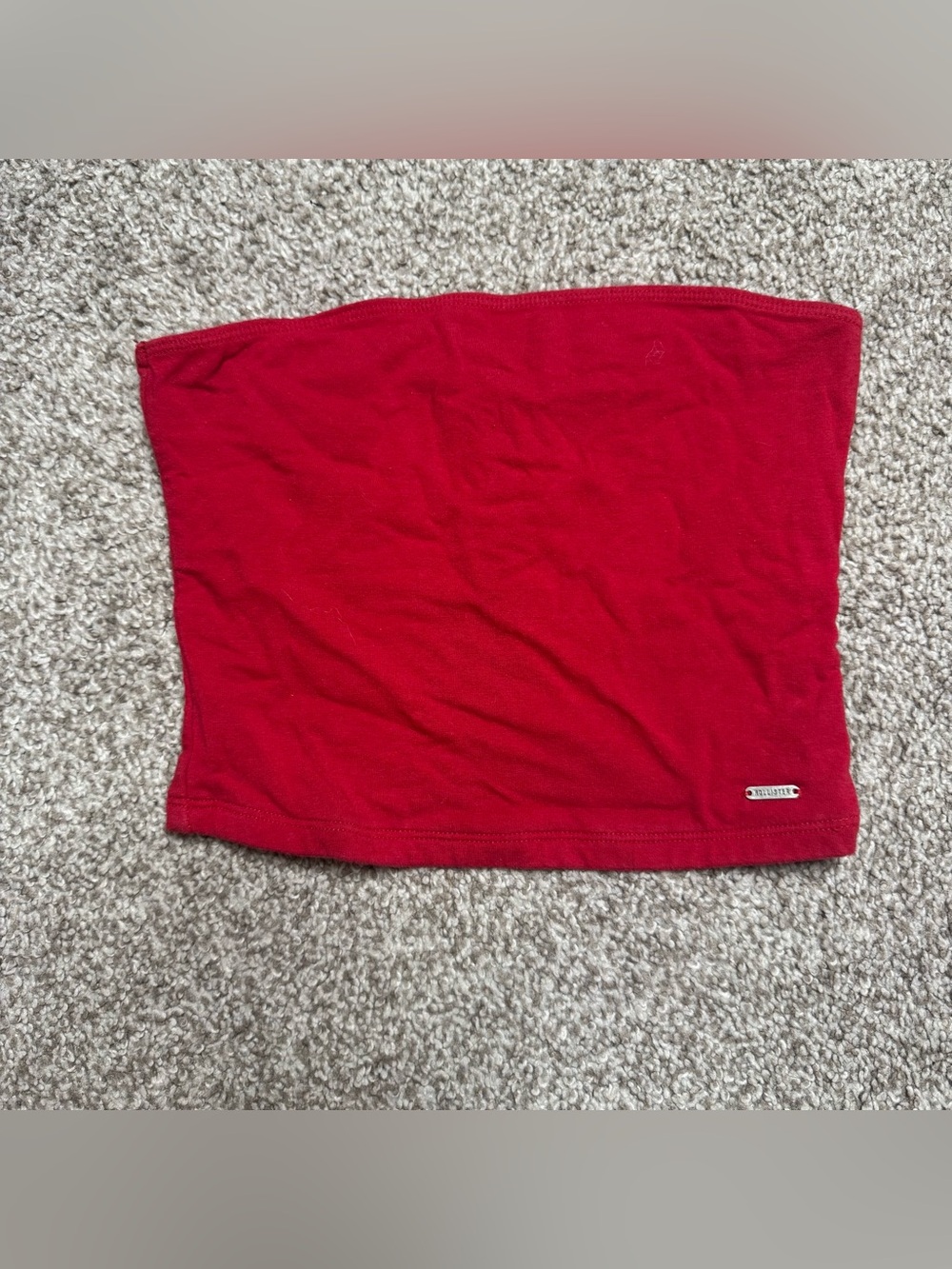 Hollister red tube top
